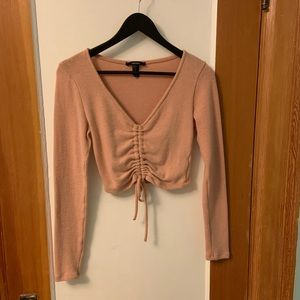 Forever 21 Long Sleeve Crop
